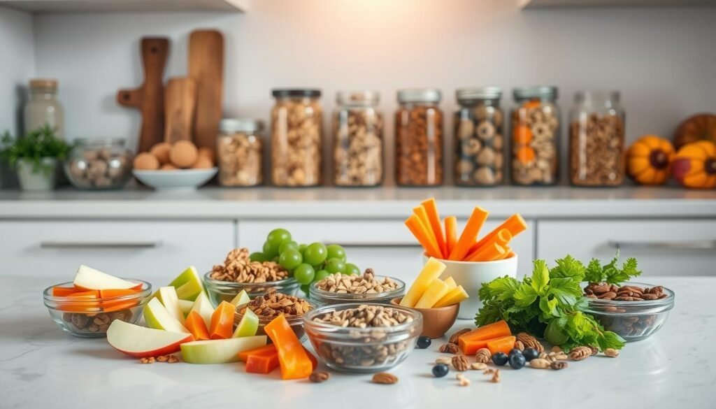 healthy snack prep