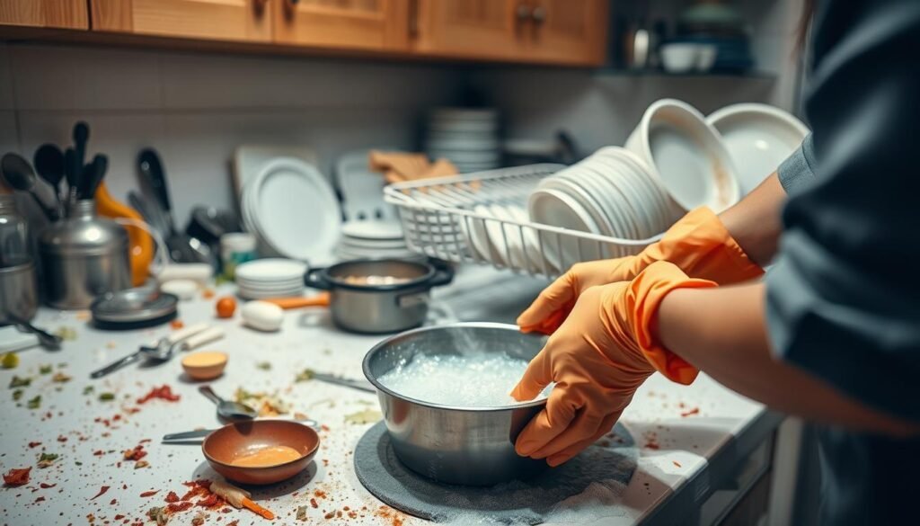 kitchen cleanup